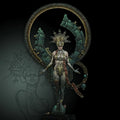 1/18  ANCIENT FANTASY WARRIOR STAND  Resin figure Model kits Miniature gk Unassembly Unpainted