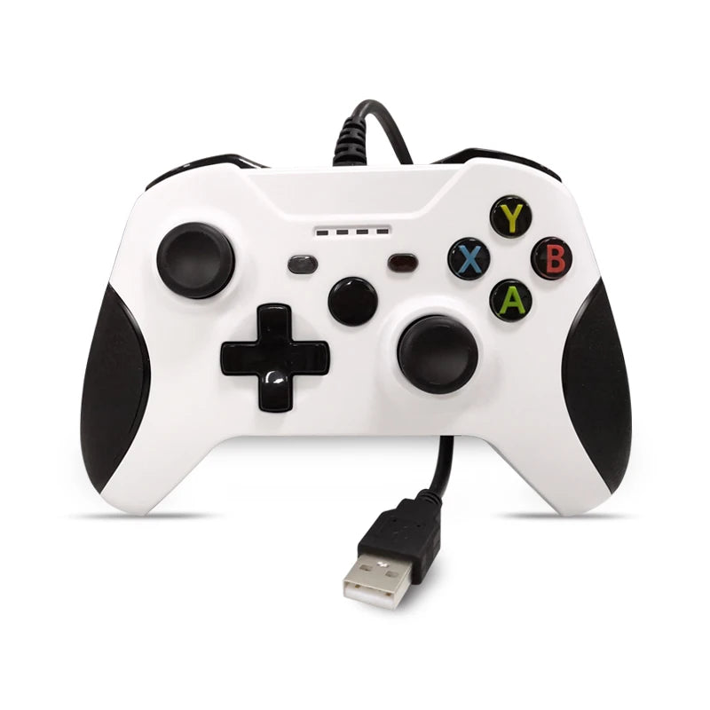 Drop Shipping USB Wired Gamepad for Xbox One Controller Dual Motor Vibration for Xbox One Control PC / Laptop Windows 7/8/10