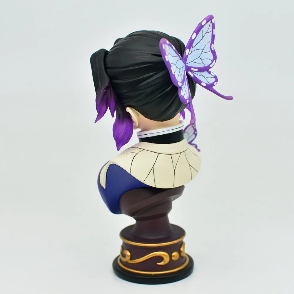 15cm Anime Figure  Demon Slayer GK Bust Kimetsu No Yaiba Kochou Shinobu Bust Figure Toys for Kids Collectible Model PVC Doll