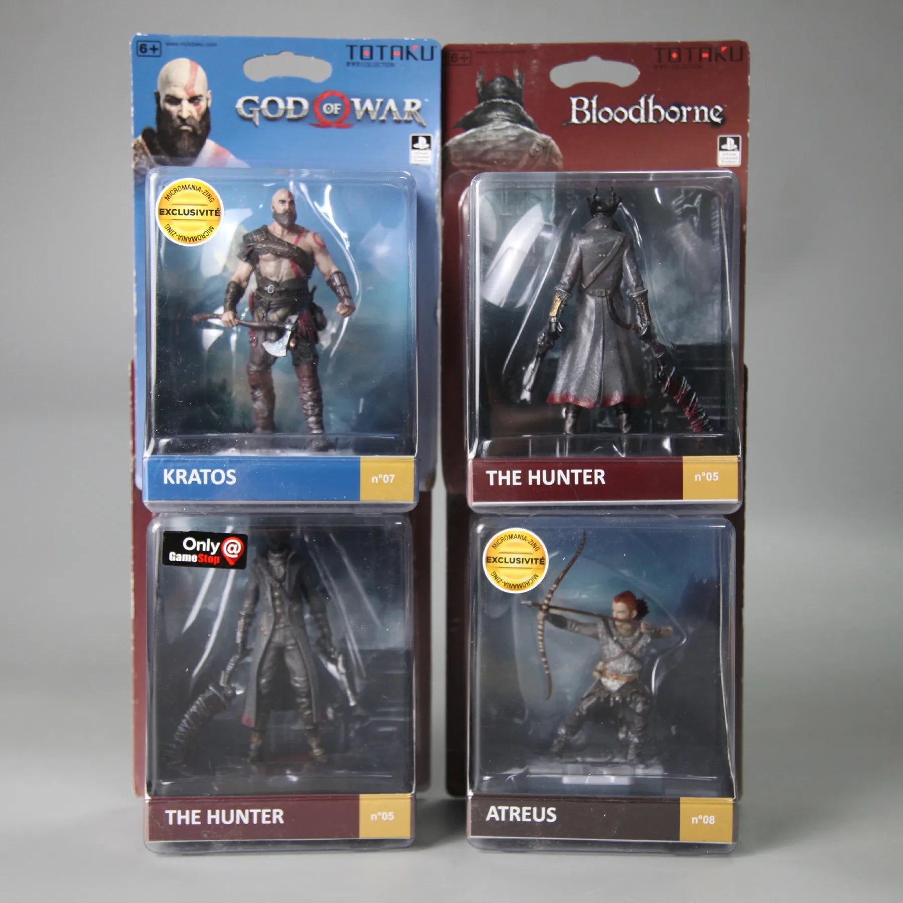 ToTaku Crash Bandicoot Figure Hunter Kratos Parappa Gold Hoarder Atreus Evan Model Toy Bloodborne Action Figure Gift For Child