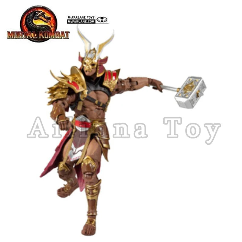 McFARLANE 7inches Action Figure Mortal Kombat XI Shao Kahn Anime Model For Gift