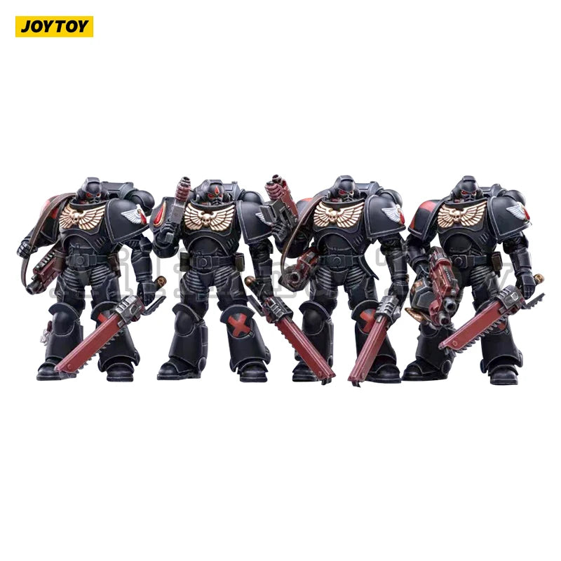 JOYTOY 1/18 Action Figure (4PCS/SET) Blood Angels Death Company Anime Collection Model Toy For Gift