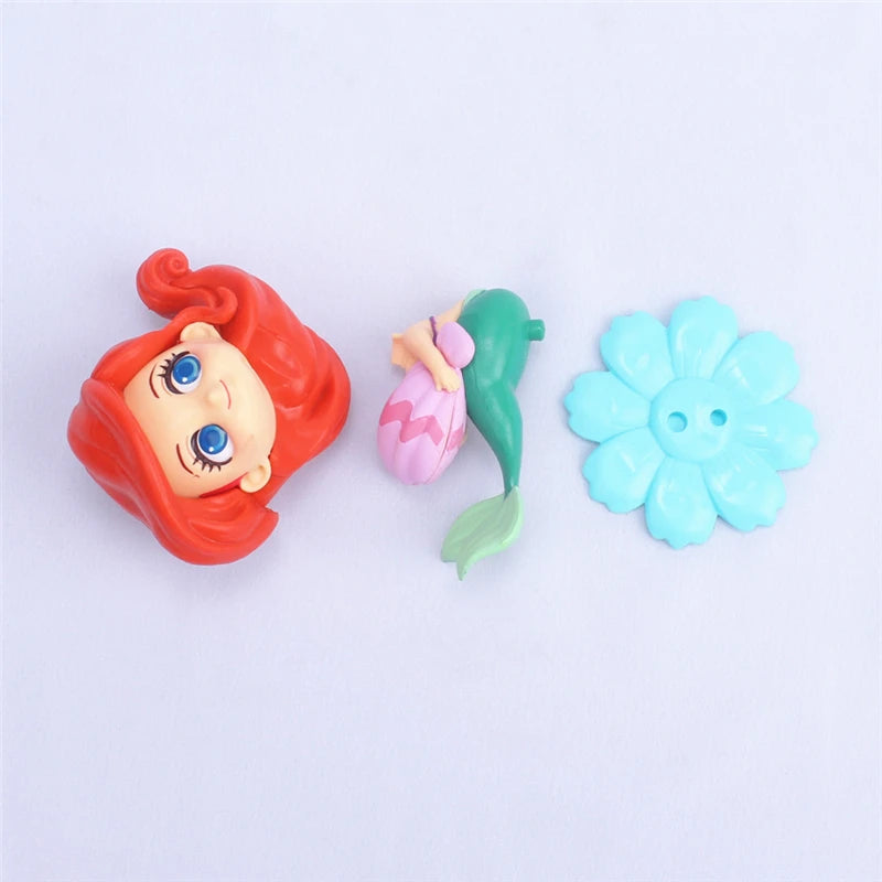 14 style Princess Q Posket  Mermaid Tinker Bell Cinderella Action Figures PVC Model Dolls decor birthday party Kids Toy
