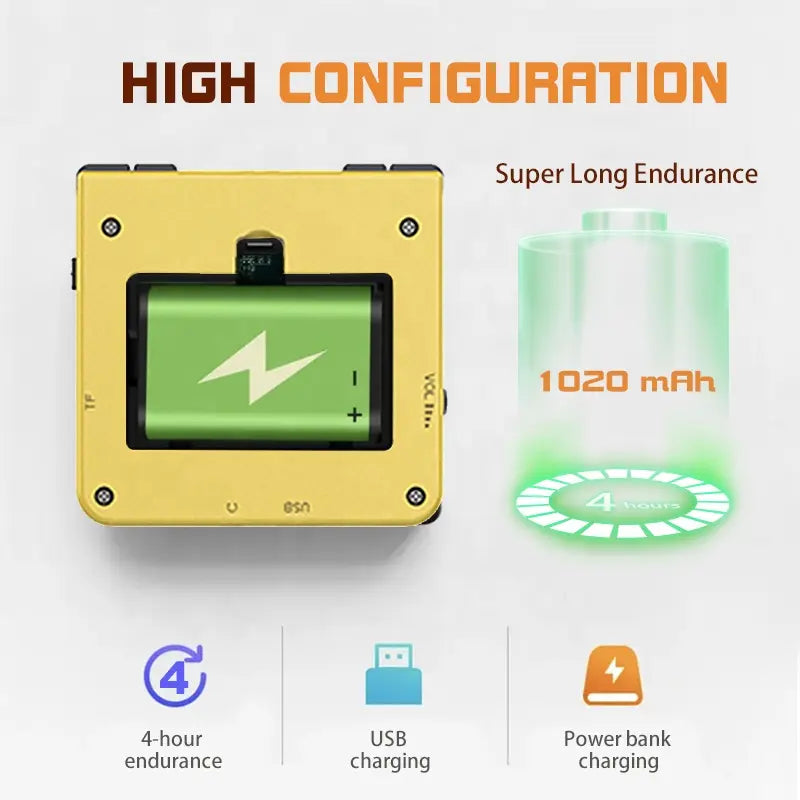 Open-Source-Mini-Arcade-Automaten 3,0 Zoll IPS LCD 320 x 240 64 GB ROM Eingebaute Spiele