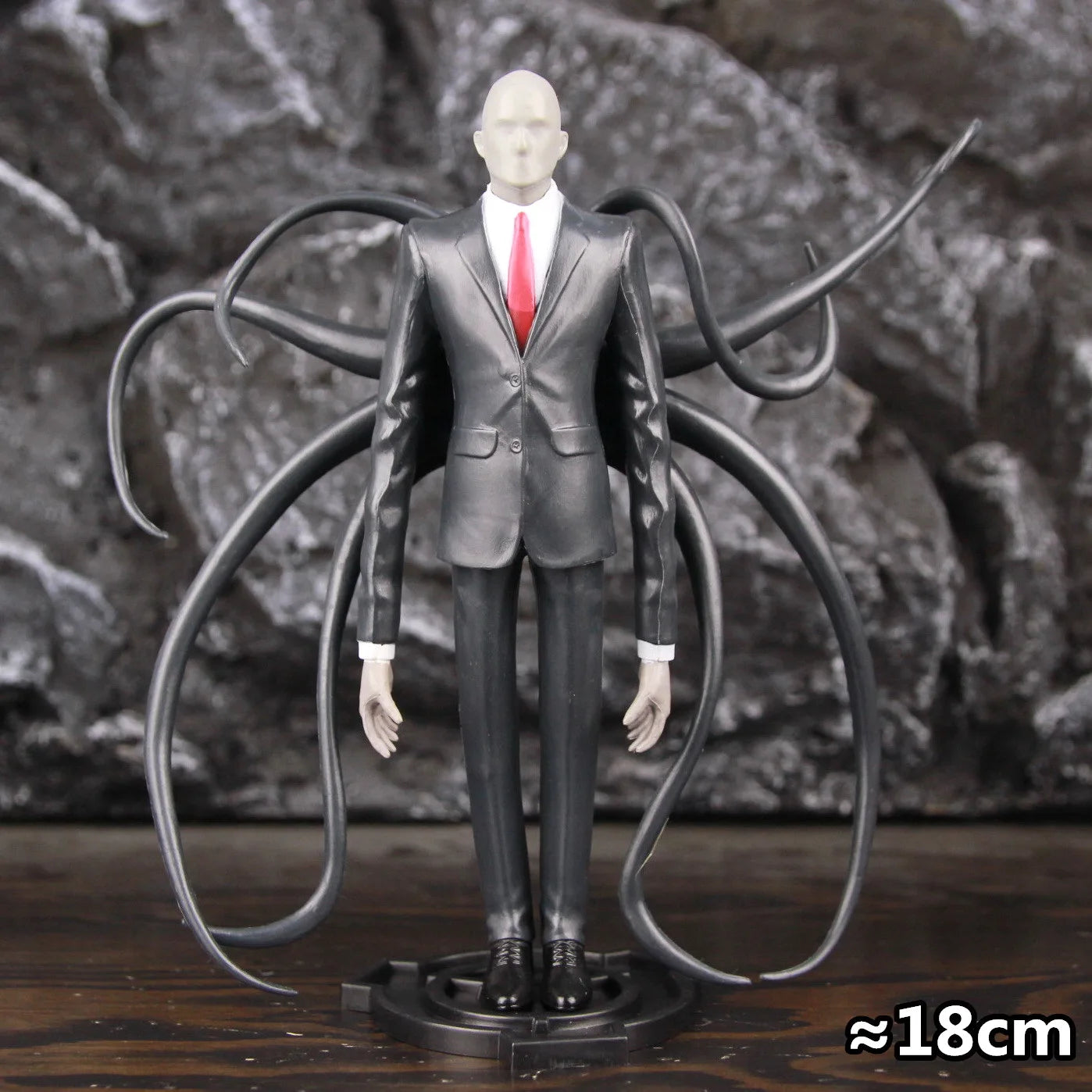 Slender Man 7" Figurine Slenderman 18cm Figure Urban Legend Creepypasta Thriller SCP Foundation Horror Fiction Anime Toys Doll