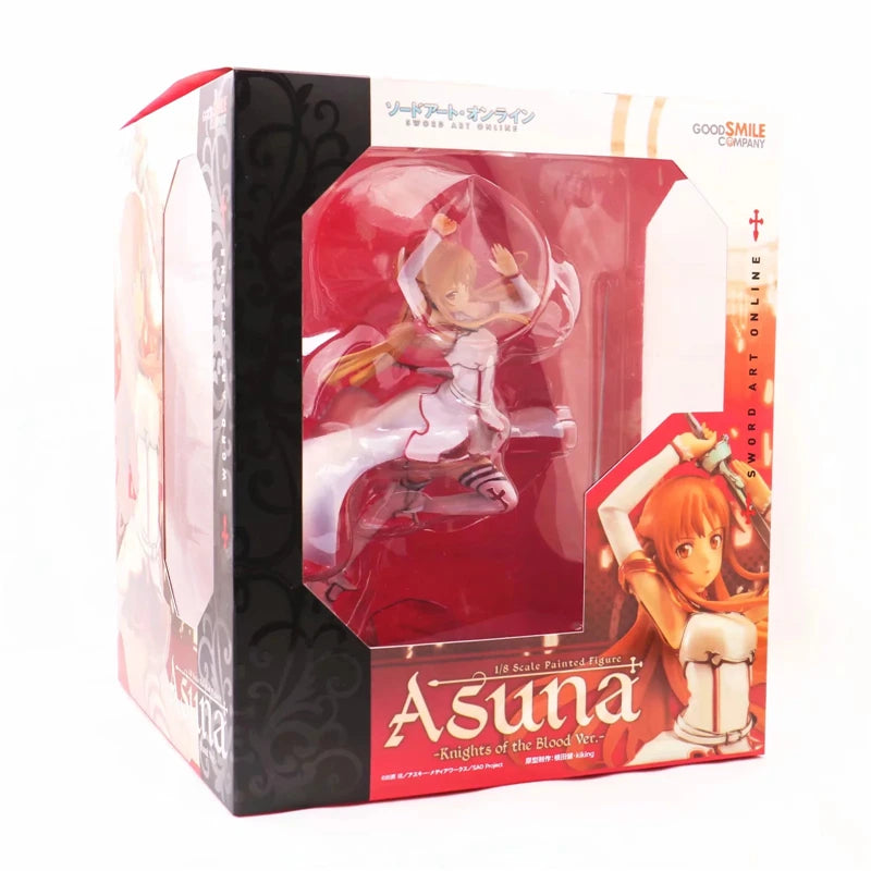 Anime SAO Yuuki Asuna Knights of the Blood Ver. 1/8 Scale PVC Action Figure Statue Collection Model Toys Doll