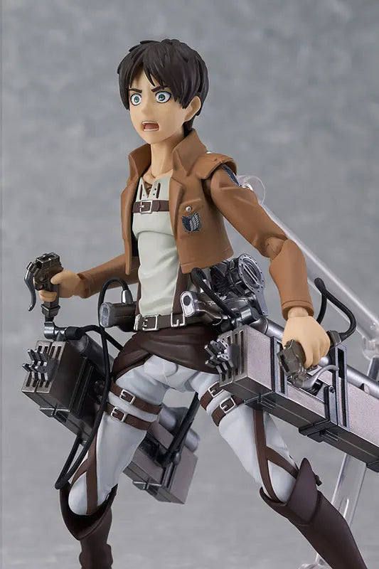 Anime Eren Mikasa Ackerman Levi Rivaille Figma 203 207 213 Dolls PVC Action Figure Collective Toys Model Gifts