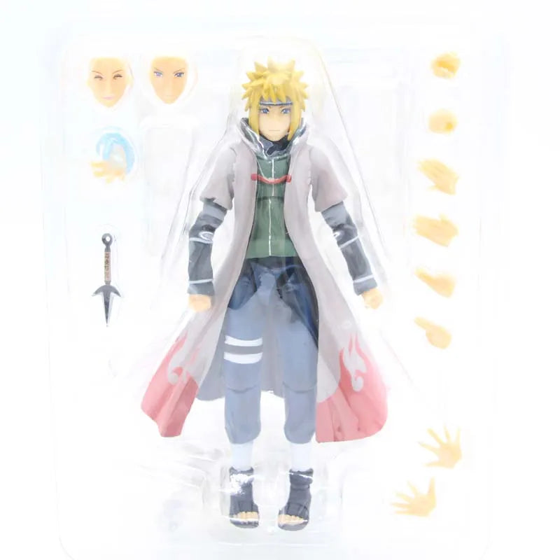 SHF Съчленени 15 см Наруто Саске Намиказе Минато Екшън Фигурки Играчки