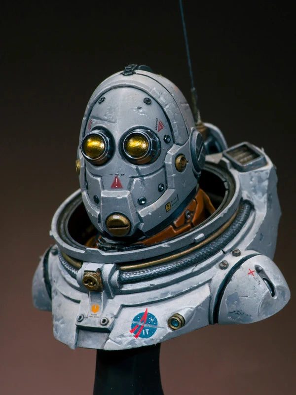 Unpainted Kit 1/12  Astronauts bust soldier  fantasy   not  include antenna  Resin Figure miniature garage kit