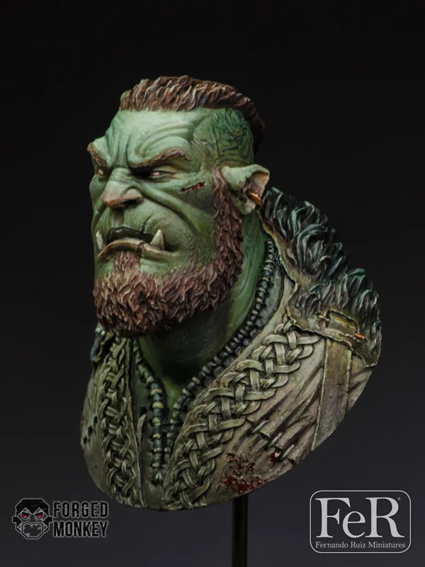 1/12 Ragnok, Norse Orc Hero Resin kit Figure Bust GK Fantasy Theme Uncoated No colour