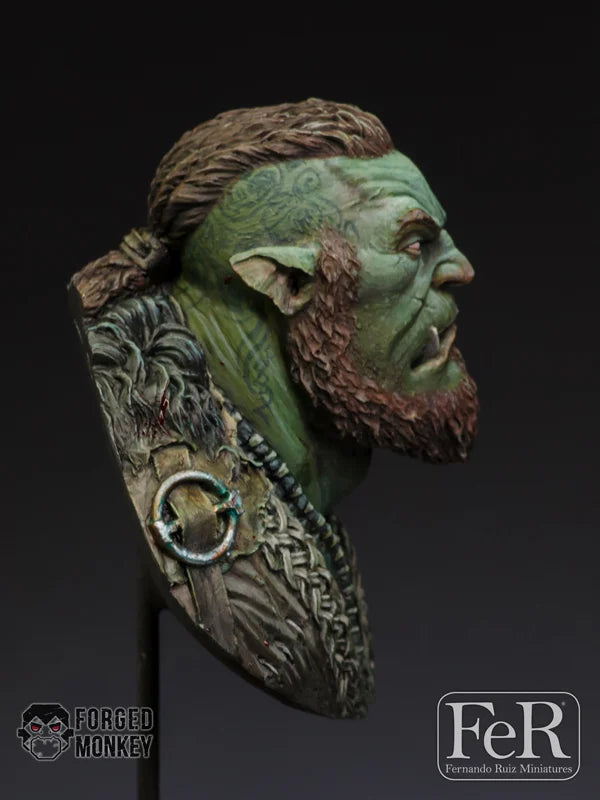 1/12 Ragnok, Norse Orc Hero Resin kit Figure Bust GK Fantasy Theme Uncoated No colour