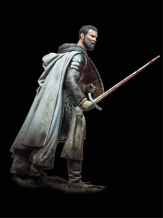 1/18 90MM Templar Knight, XII Century    Resin Model Miniature  figure Unassembly Unpainted
