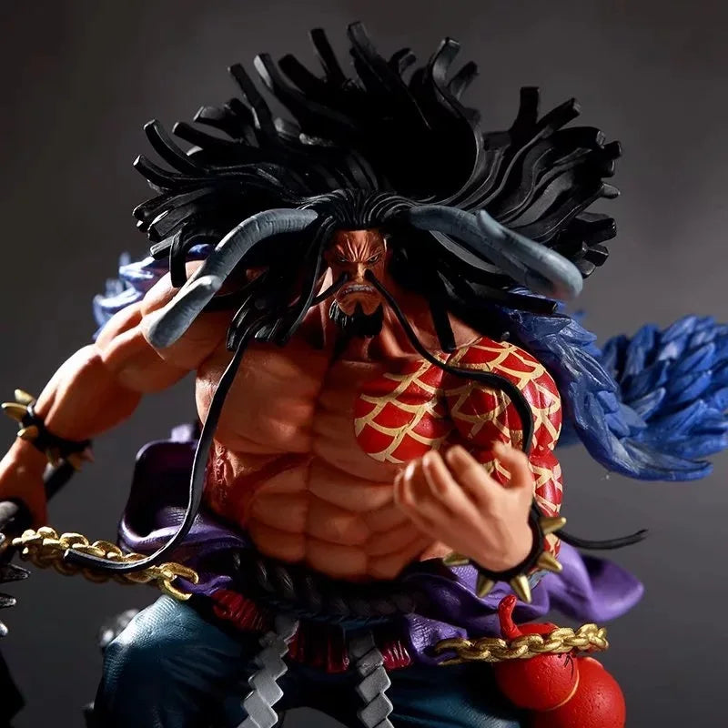 Anime One Piece Big Size Kaido Vier Kaiser 24cm PVC Actionfigur Modell Puppenspielzeug