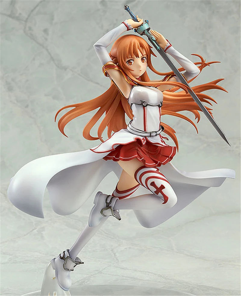 Anime SAO Yuuki Asuna Knights of the Blood Ver. 1/8 Scale PVC Action Figure Statue Collection Model Toys Doll