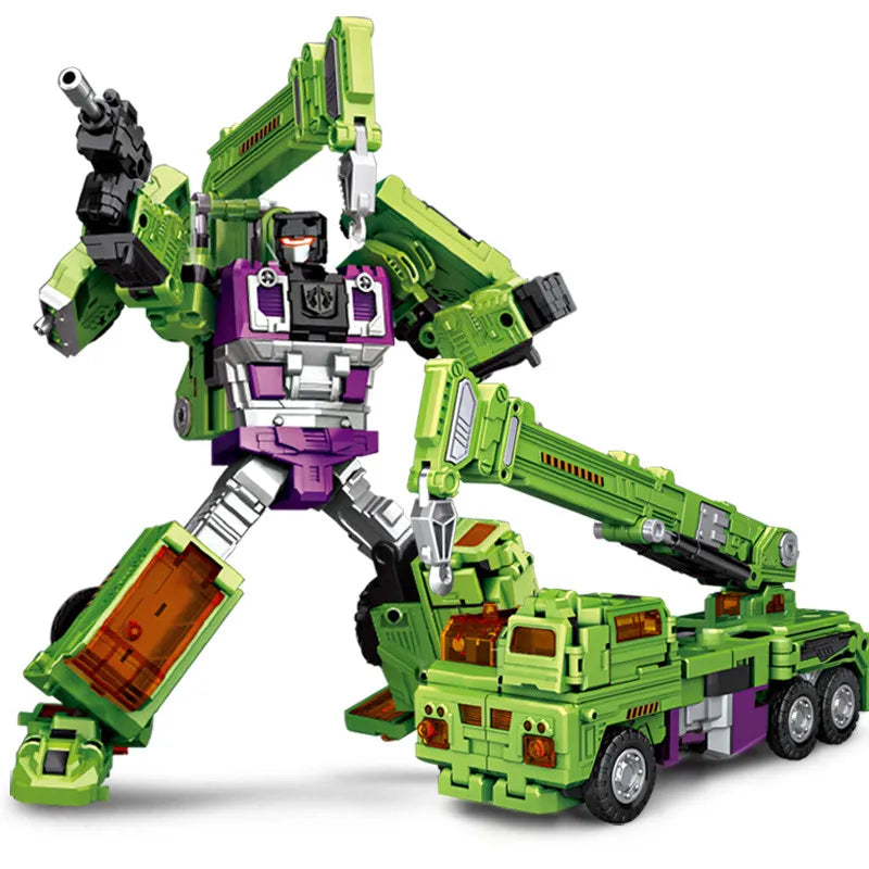Neue NBK Devastator Spielzeug Junge Transformation KO G1 Roboter Auto Anime Actionfigur Rettungsbagger Kranhaken Modell Kind Spielzeug für Erwachsene
