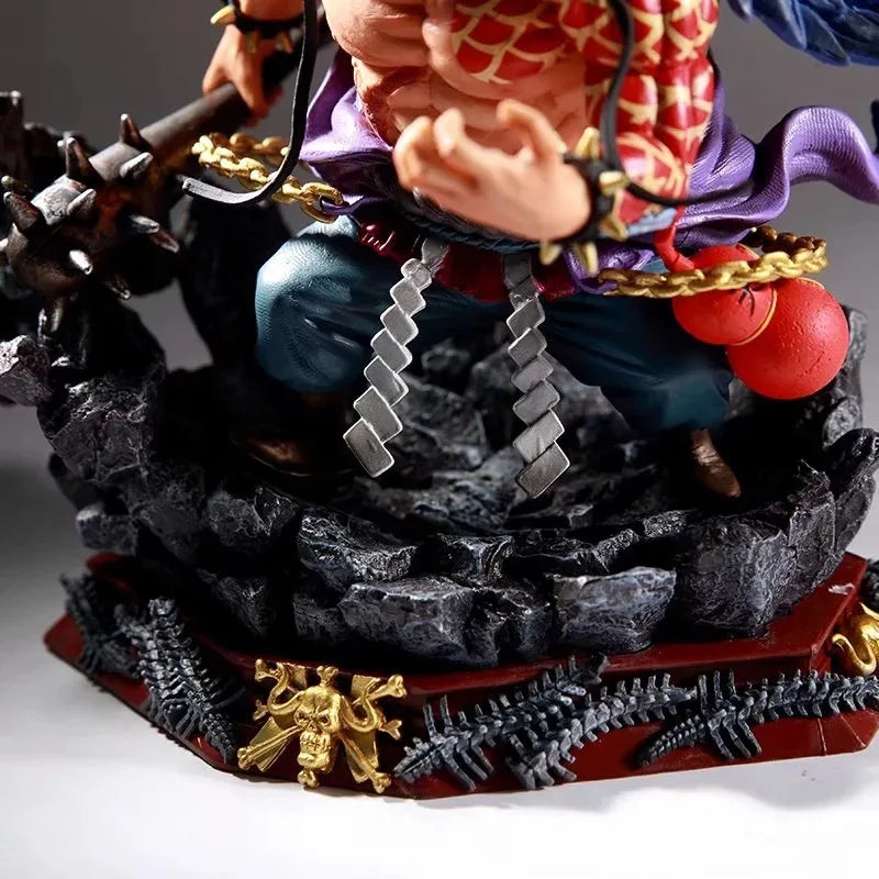 Anime One Piece Big Size Kaido Vier Kaiser 24cm PVC Actionfigur Modell Puppenspielzeug