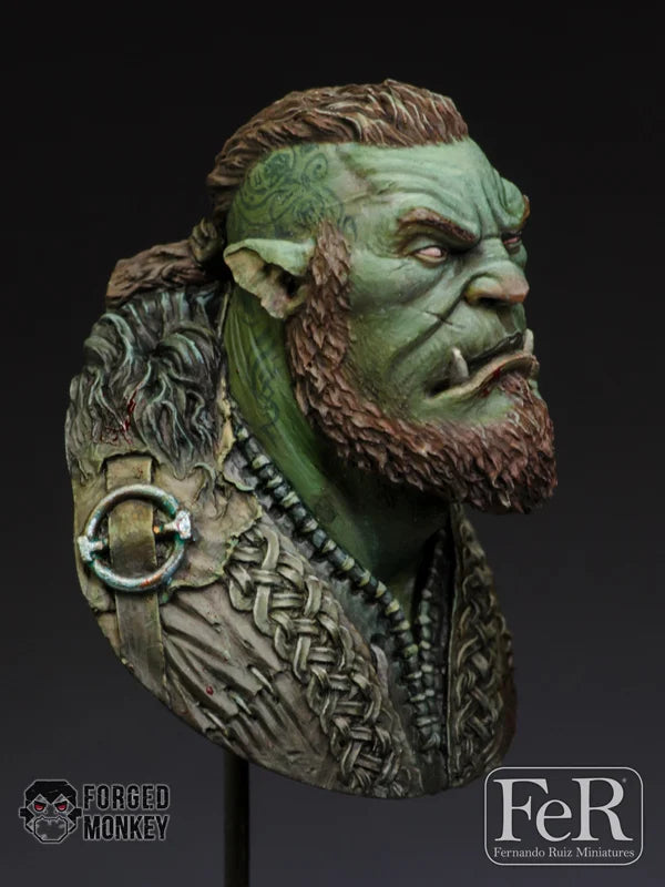 1/12 Ragnok, Norse Orc Hero Resin kit Figure Bust GK Fantasy Theme Uncoated No colour