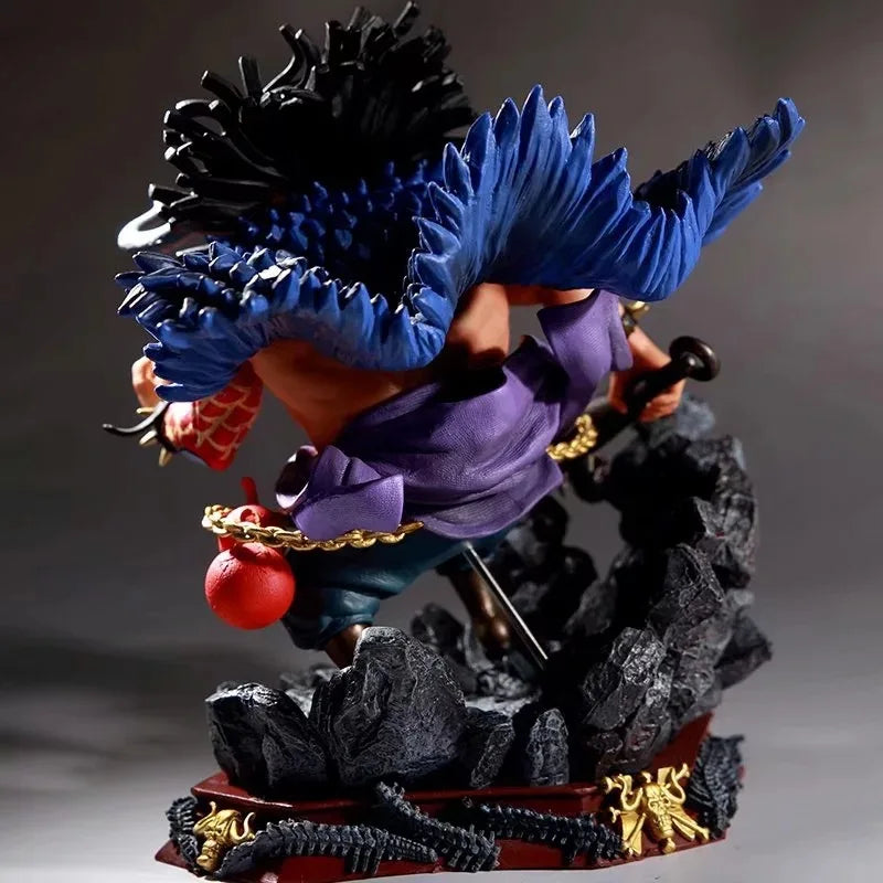 Anime One Piece Big Size Kaido Vier Kaiser 24cm PVC Actionfigur Modell Puppenspielzeug