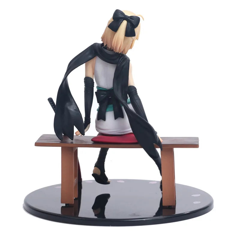 Anime Saber Okita Souji 1/8 Scale Painted PVC Action Figure Statue Collection Model Kids Toys Doll 17cm