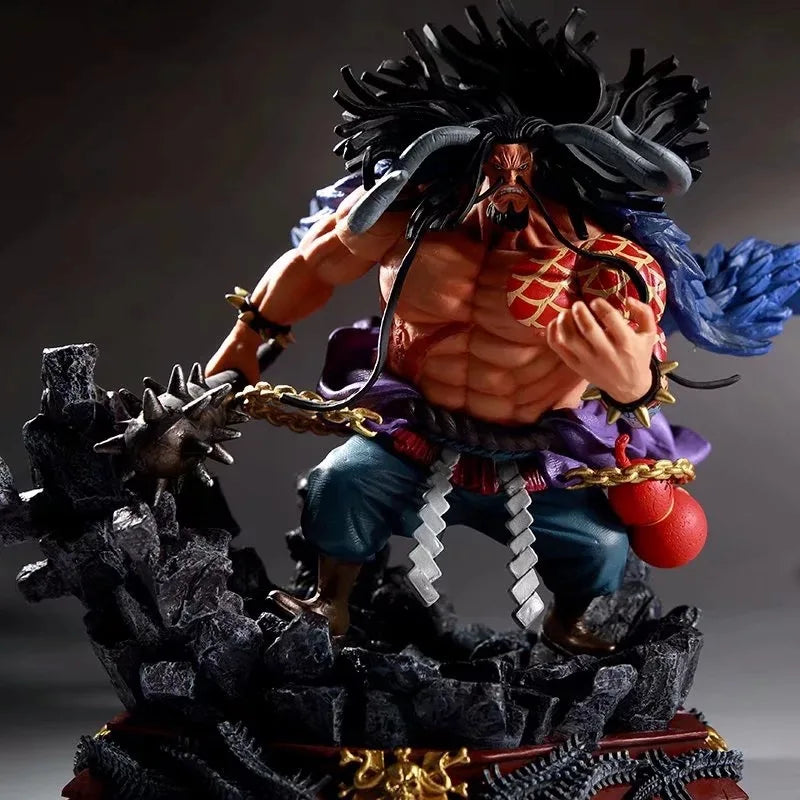 Anime One Piece Big Size Kaido Vier Kaiser 24cm PVC Actionfigur Modell Puppenspielzeug