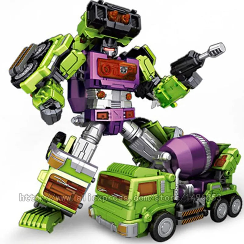 Neue NBK Devastator Spielzeug Junge Transformation KO G1 Roboter Auto Anime Actionfigur Rettungsbagger Kranhaken Modell Kind Spielzeug für Erwachsene