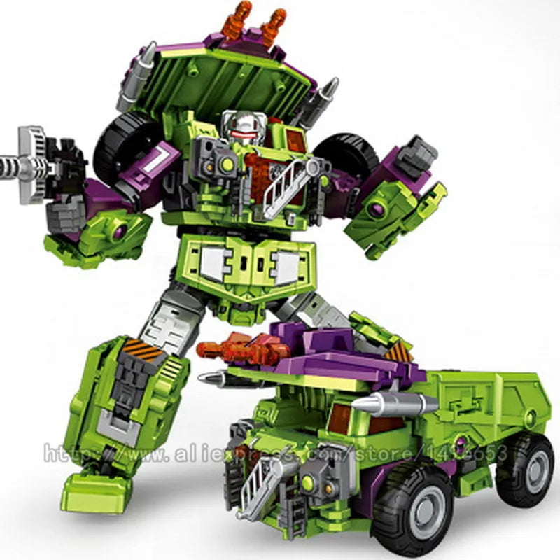 Neue NBK Devastator Spielzeug Junge Transformation KO G1 Roboter Auto Anime Actionfigur Rettungsbagger Kranhaken Modell Kind Spielzeug für Erwachsene