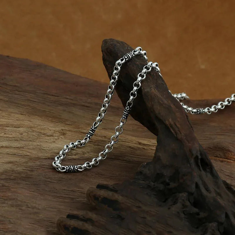 4mm Bambus Kette Halskette Anhänger 100% 925 Sterling Silber Mode Männer Frauen Luxus Designer Edlen Schmuck 2024 Neue In Geschenk GN20