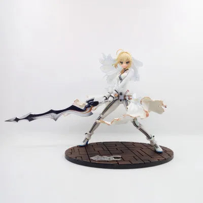 Anime Nero Claudius Saber Bride Wedding Dress Ver. 1/8 Scale PVC Action Figure Statue Collection Model Toys Doll Gifts