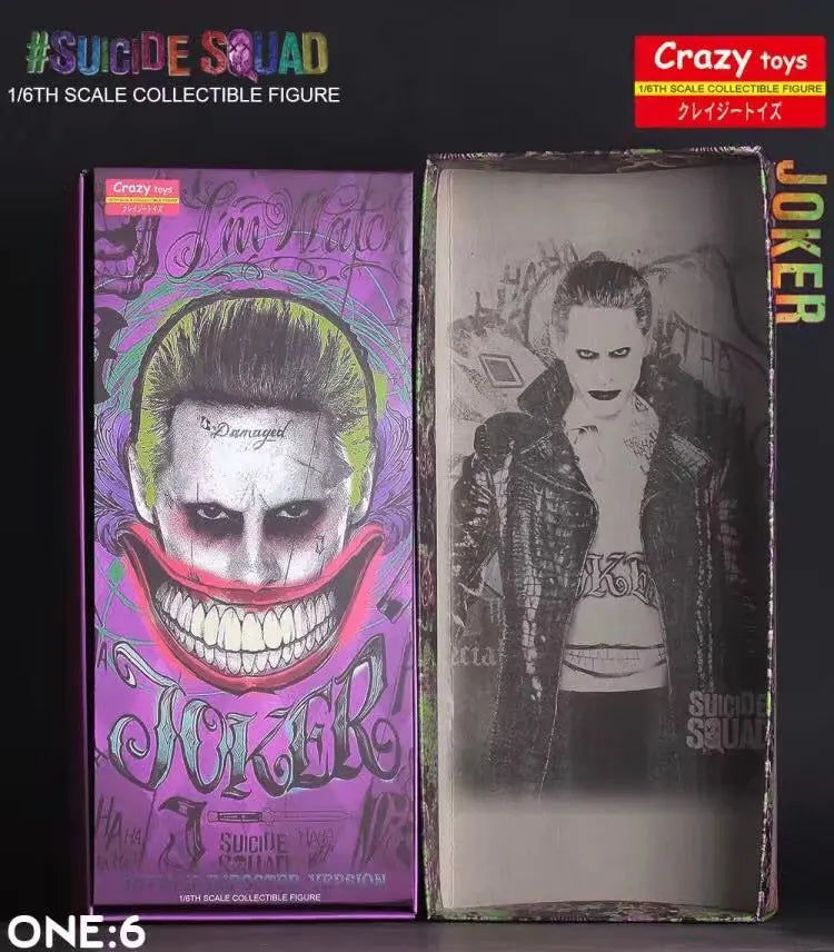 Crazy Toys 1:6  Joker with Cloth Action Figure PVC Doll Anime Collectible Model Toys