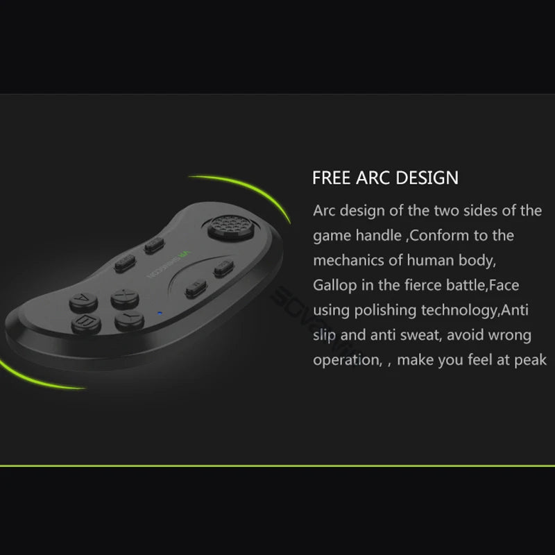 Shinecon Universal VR Controller Wireless Fit For Bluetooth Remote Joystick Gamepad  Music Selfie 3D Games for iPhone Android PC