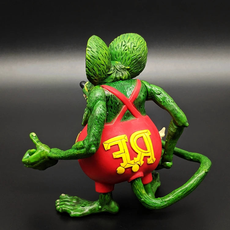 Hot The Tales of the Rat Fink Mouse Movable hands PVC Action Figure Collectible Model Toy 10cm