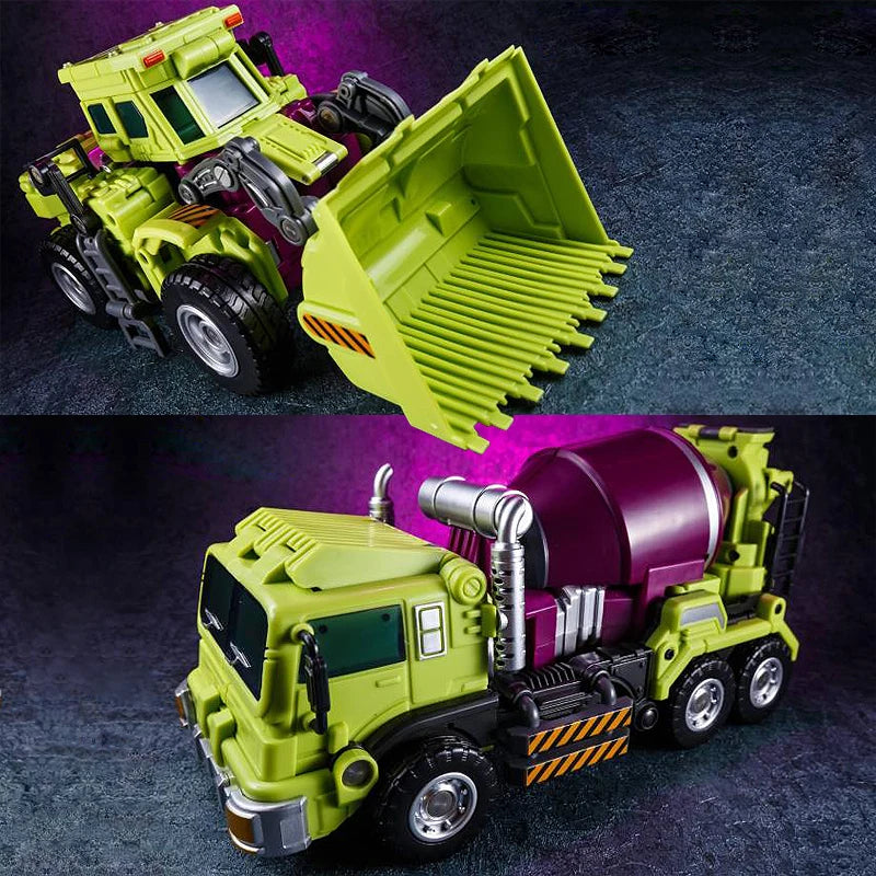 Jinbao GT Devastator Transformation G1 Oversize 6 in 1 Bonecrusher Scrapper Haul Mixmaster Hook KO Action Figure Robot Toys Gift