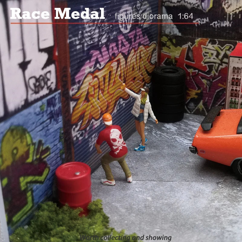 RaceMedal1:64scale figures diorama  baseball caps limited edition
