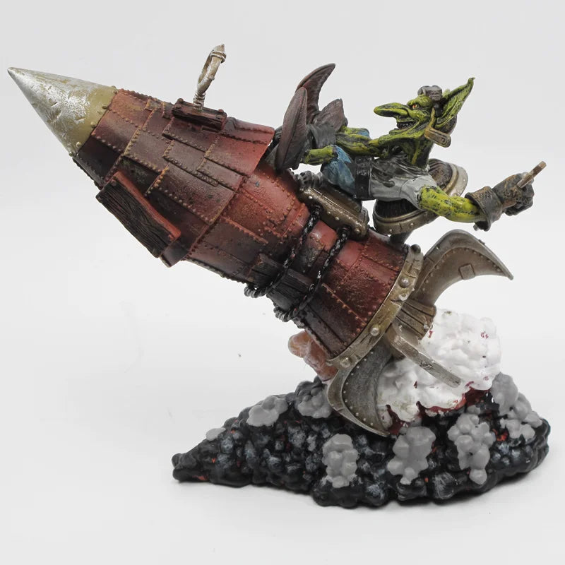 Original package DC6 WOW Gibzz Sparklighter Goblin Tinker 7 inch PVC Model Toy figure