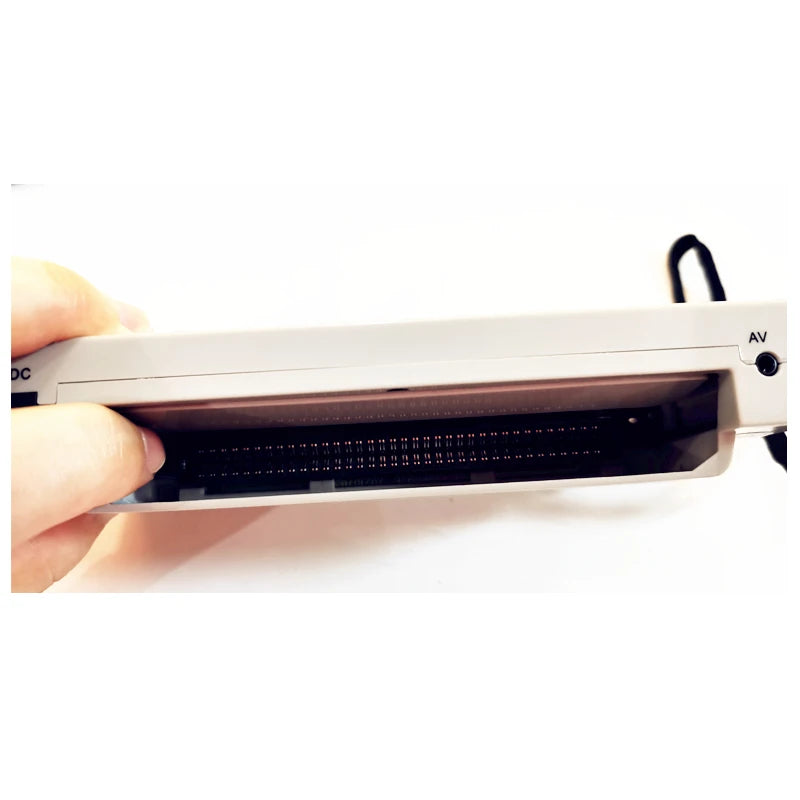Newest HAMY Portable Pocket NES Retro Classic Shape Handheld Game Player Cartridge Slot for Original 72Pin Card 2.8inch Grey