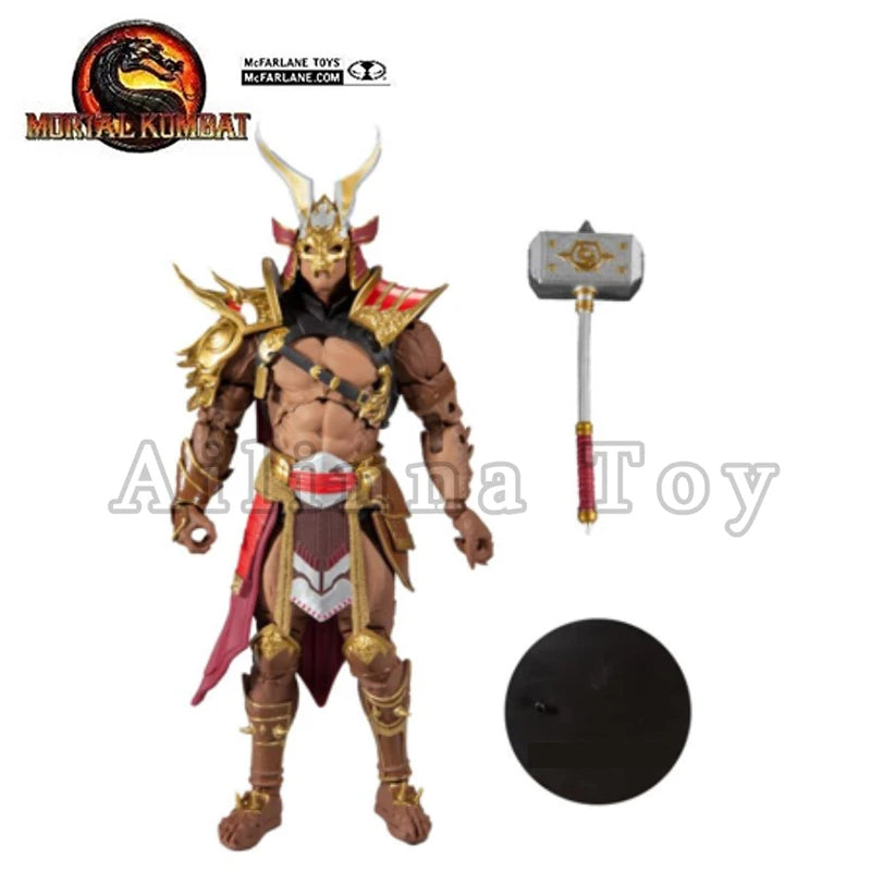 McFARLANE 7inches Action Figure Mortal Kombat XI Shao Kahn Anime Model For Gift