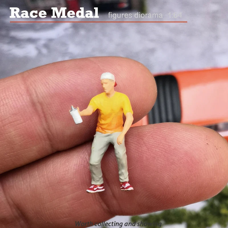 RaceMedal1:64scale figures diorama  baseball caps limited edition