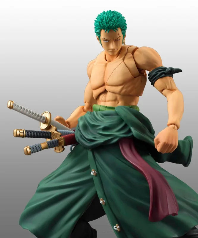 Anime One Piece 18cm BJD Roronoa Zoro Gelenke Bewegliche PVC Action Figure Sammlung Modell Spielzeug