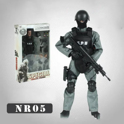 1/6 Scale Male Soldier Model SWAT Special Police Boy Doll 12inch Action Figure Kids Children Toy Christmas Gift Display In Stock