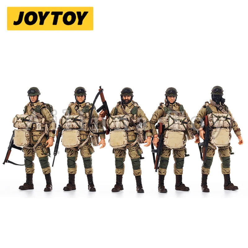 JOYTOY 1/18 3.75 Action Figure WWII USMC/Airborne Division Anime Collection Military Model For Gift