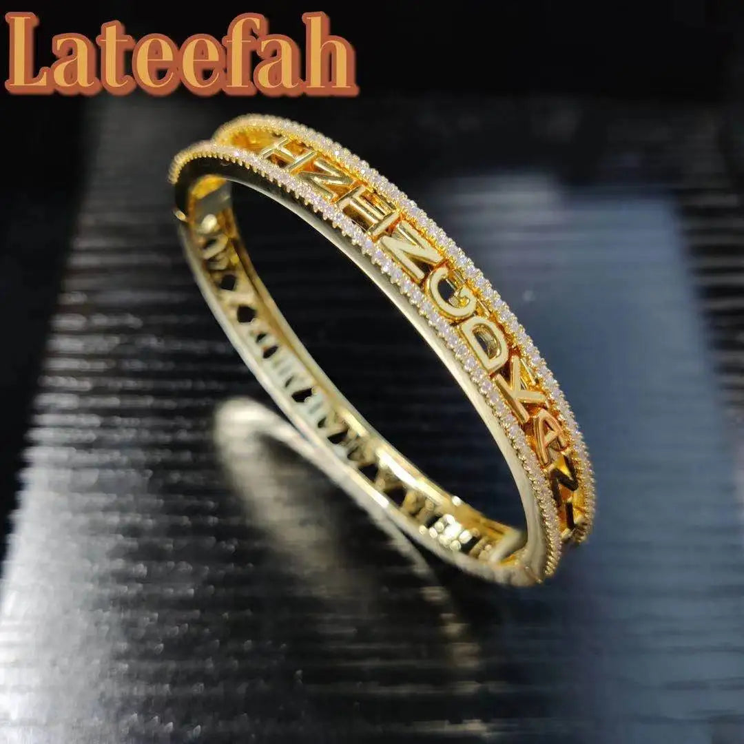 Bracelet 2021 Trend New DIY Bracelet for Women and Children Personality Slider Bangle Roman Numeral Charms Bracelet Man BRACELET