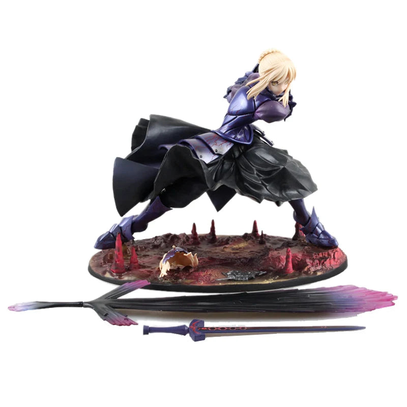 Anime-Spiele Fate Stay Night Alter Saber Actionfigur PVC-König der Ritter im Maßstab 1/7 Ausgezeichnetes Modellspielzeug Sammlerstücke