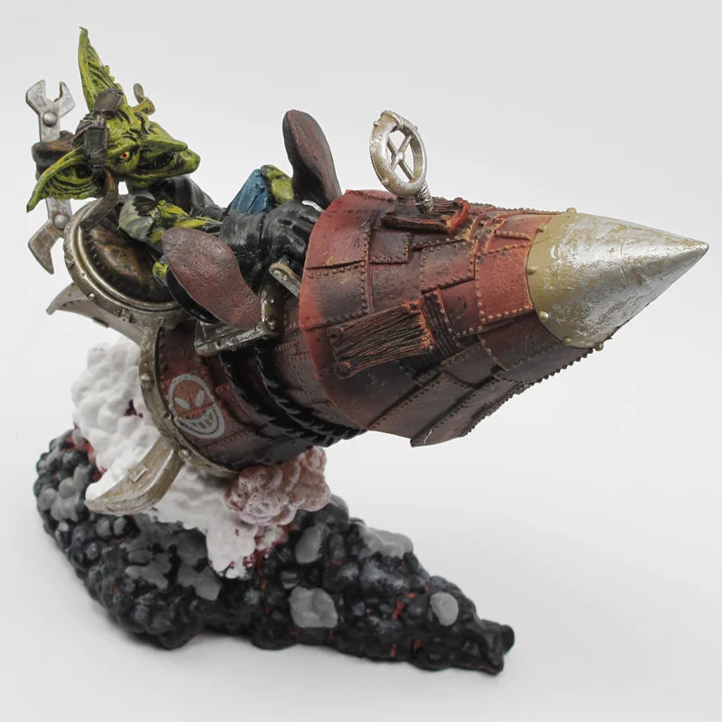 Original package DC6 WOW Gibzz Sparklighter Goblin Tinker 7 inch PVC Model Toy figure