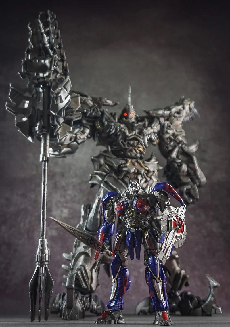 Transformationsspielzeug Grimlock WEIJIANG W8600 BMB LS05 Actionfigur SS07 MP08 Legierung Anime Dinosaurier Verformbarer Roboter