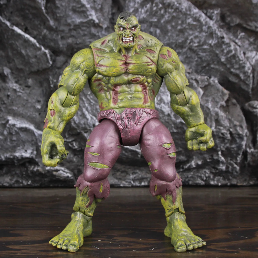 Zombie Hulk Captain America Spider Man 7" Action Figure KO's Toybiz DST Toys Doll What If Zombies Super Hero Model