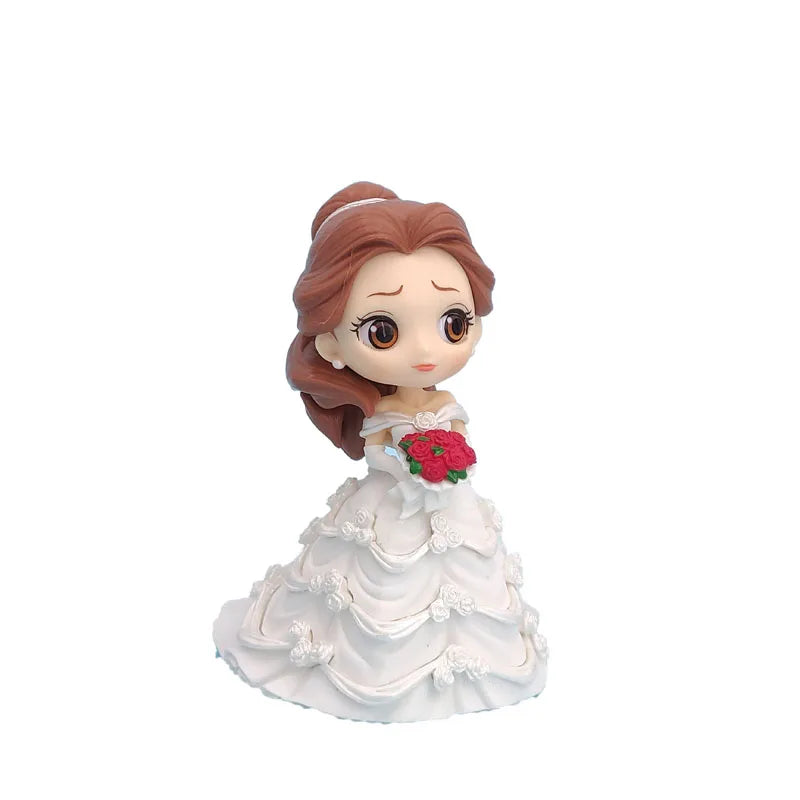 HOT 20+ Style Princess Q Posket Princess Snow Elsa & Anna clown PVC Anime Dolls Figures Collectible Model Kid Toys Gift