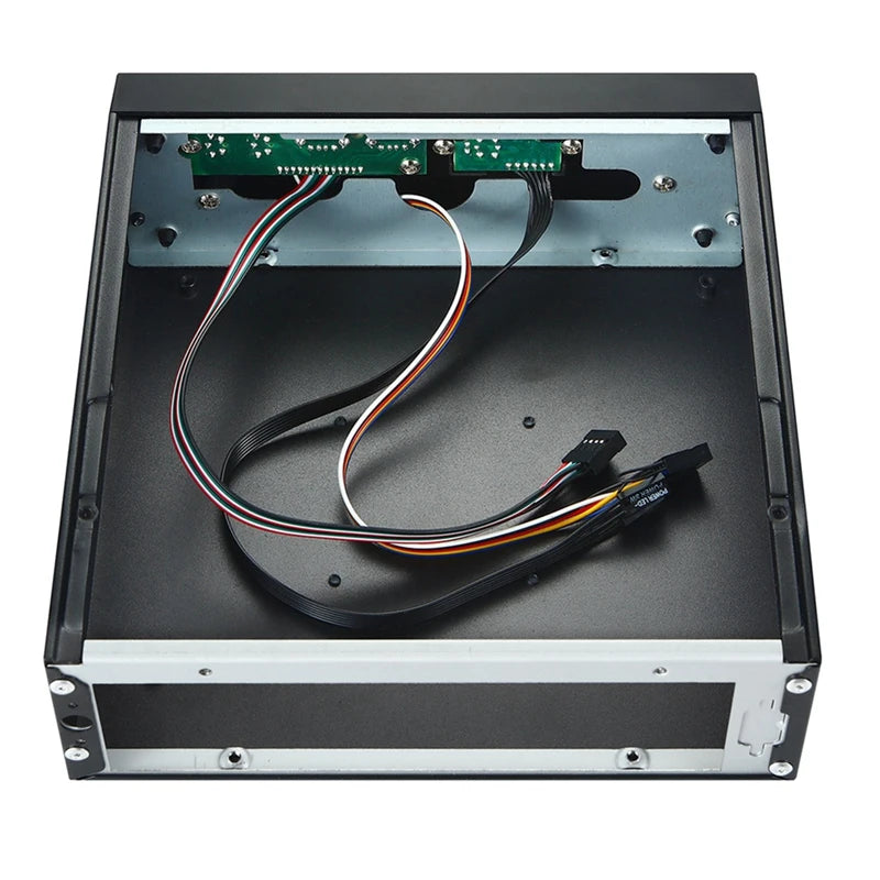 RGEEK ITX Computer Case M06 Mini Desktop Case Convenience PC Case can install 2.5 inch HD Suppor 17x17cm Motherboard