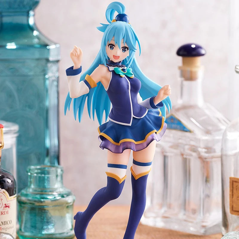 Judai Original MF Up Parade Anime Konosuba God's Blessing on This Wonderful World Goddess Aqua PVC Action Figure Model Toys