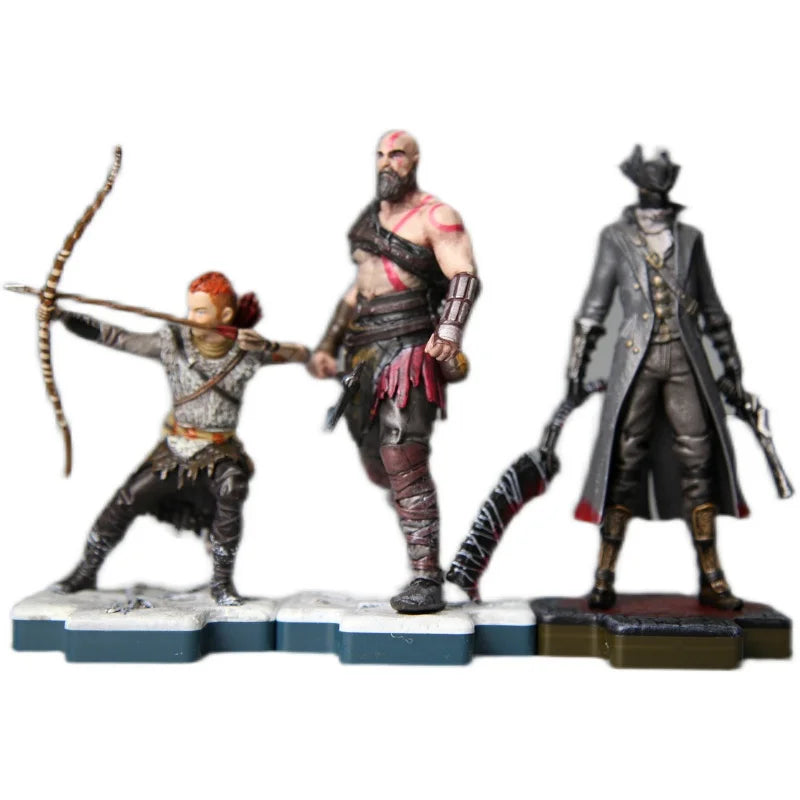 ToTaku Crash Bandicoot Figure Hunter Kratos Parappa Gold Hoarder Atreus Evan Model Toy Bloodborne Action Figure Gift For Child