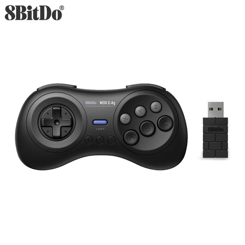8BitDo M30 2.4G Mini Gamepad Game Controller for Sega Genesis Mini and Mega Drive Mini Game Console Accessories